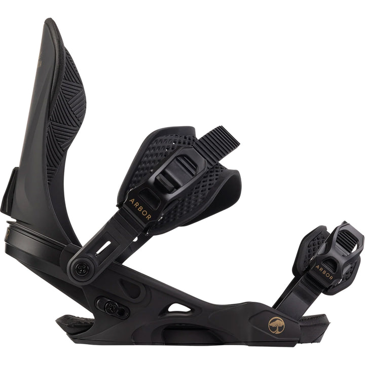 Arbor Sequoia Snowboard Bindings - Women's Black/Gold