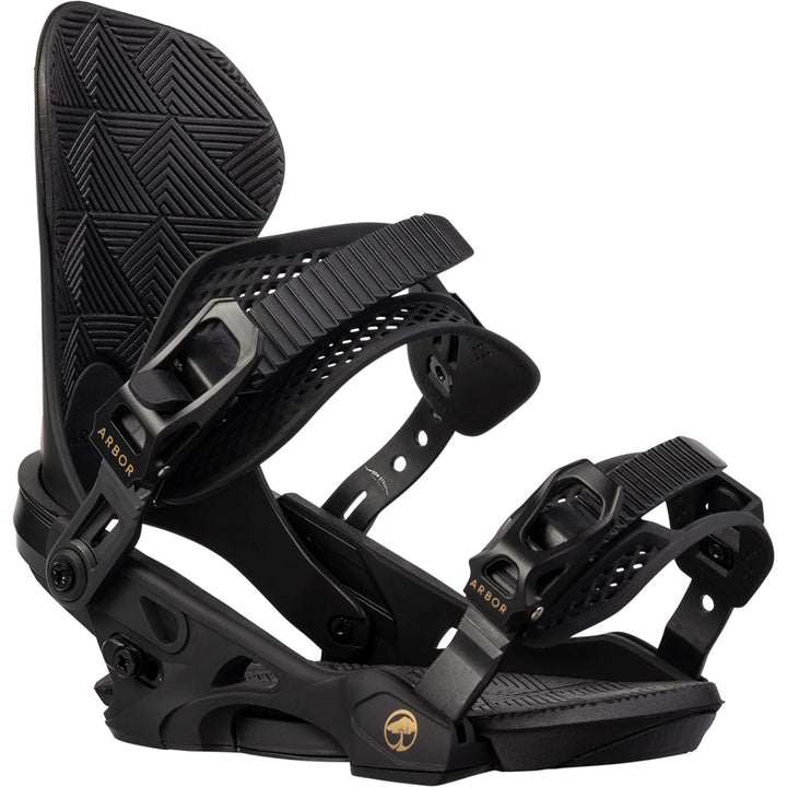 Arbor Sequoia Snowboard Bindings - Women's Black/Gold
