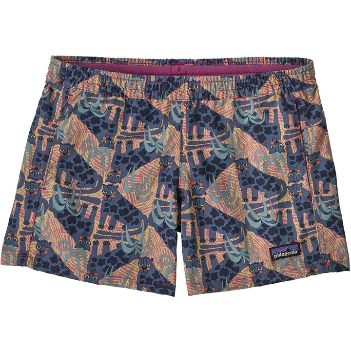 Patagonia Baggies Unlined 4" Shorts - Kids' Jaggy: Faded Magenta