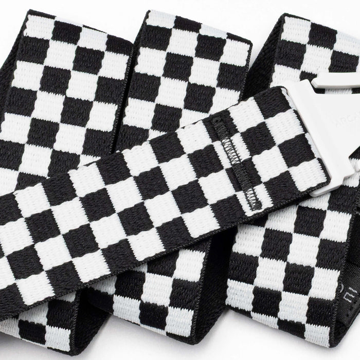 Arcade Check Belt Black/Glacial