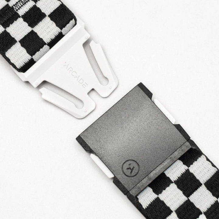 Arcade Check Belt Black/Glacial