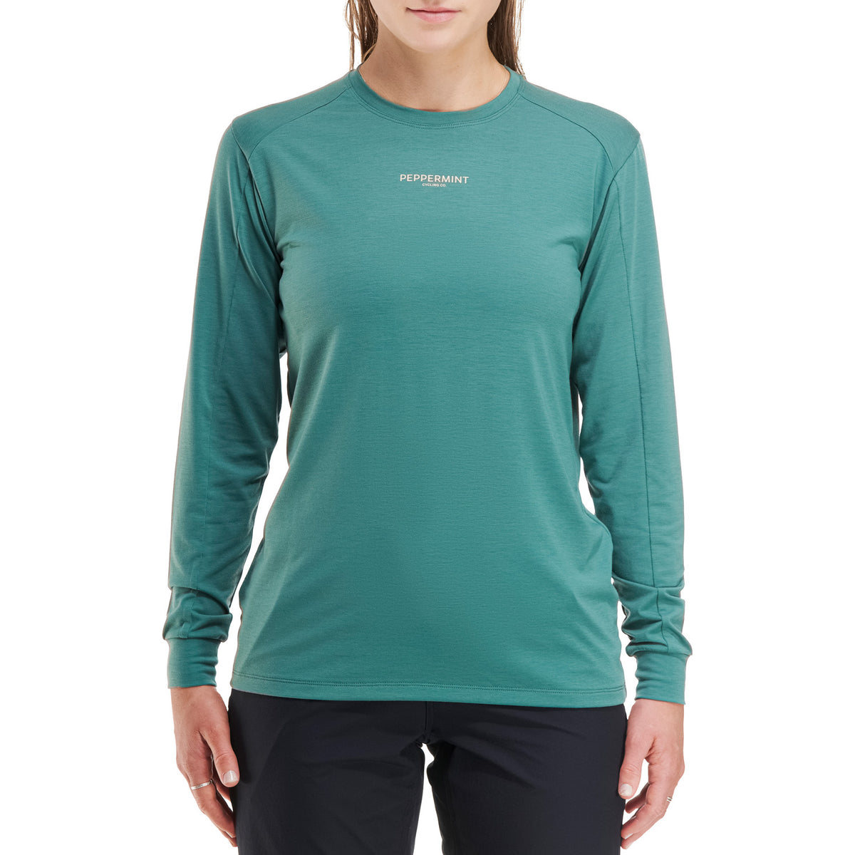 Peppermint Cycling Co. Peak Long-Sleeve Jersey - Women's Seaweed