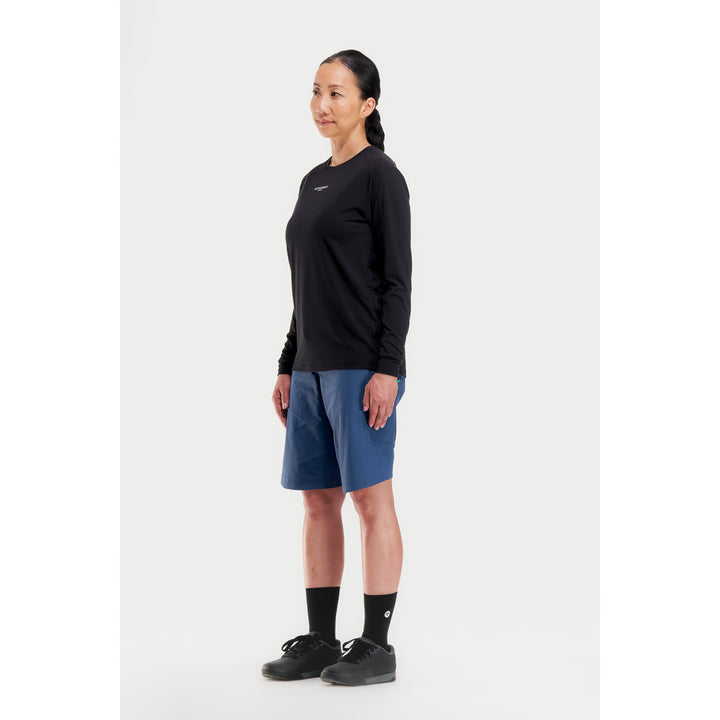 Peppermint Cycling Co. Peak Long-Sleeve Jersey - Women's Black