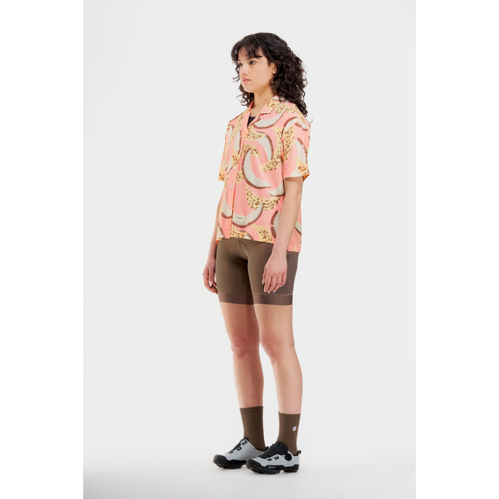 Peppermint Cycling Co. Signature Lightweight Shirt - Women's Bananarama Grapefruit