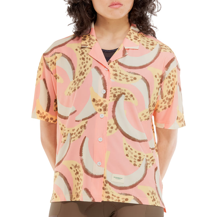 Peppermint Cycling Co. Signature Lightweight Shirt - Women's Bananarama Grapefruit