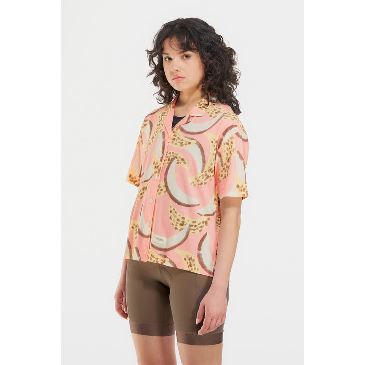 Peppermint Cycling Co. Signature Lightweight Shirt - Women's Bananarama Grapefruit