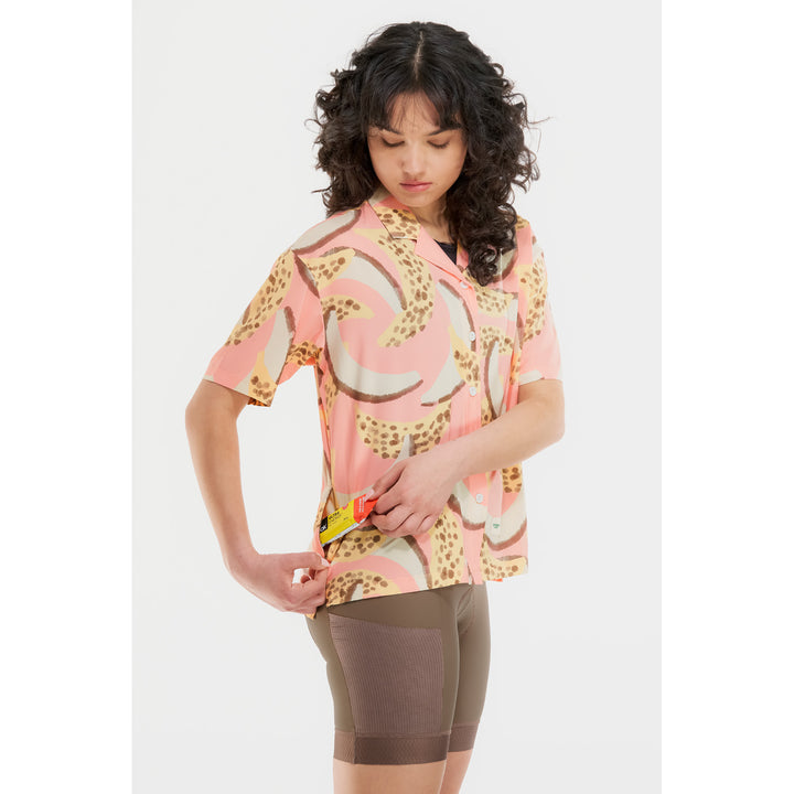 Peppermint Cycling Co. Signature Lightweight Shirt - Women's Bananarama Grapefruit