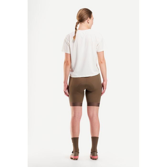 Peppermint Cycling Co. Backroads Crop Tee - Women's Coconut