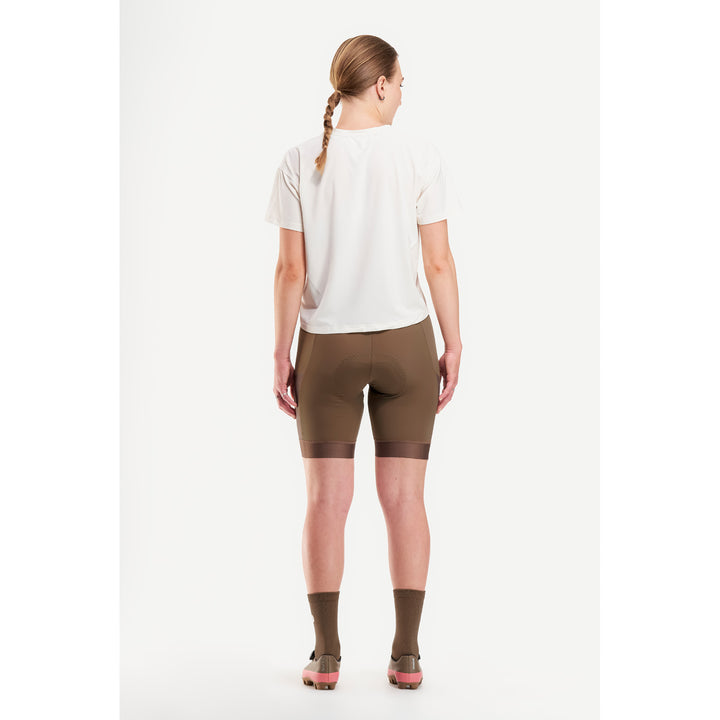 Peppermint Cycling Co. Backroads Crop Tee - Women's Coconut