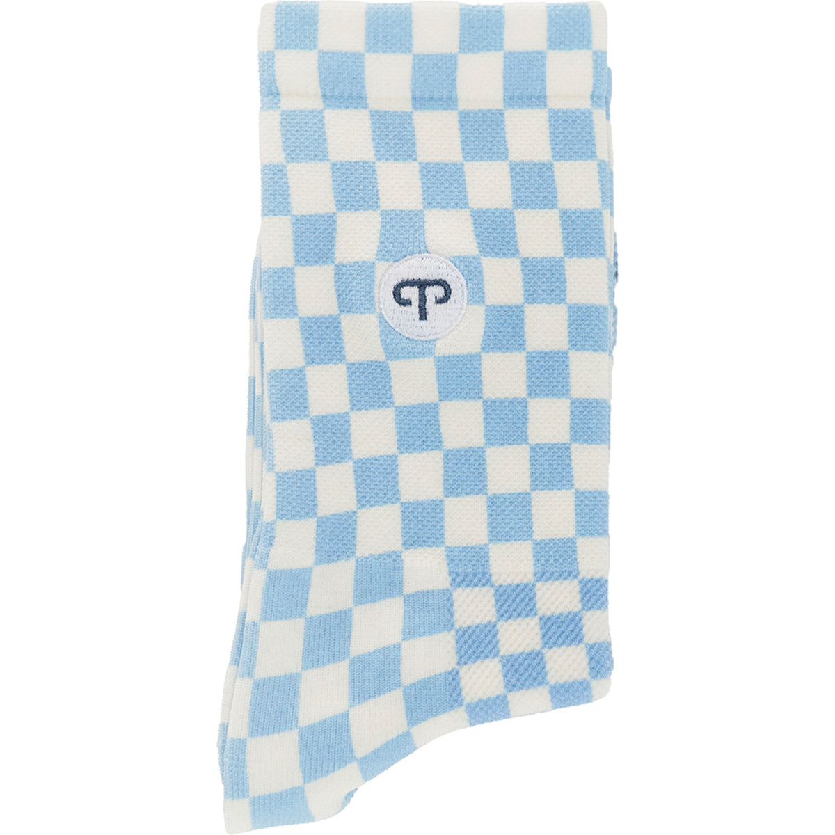 Peppermint Cycling Co. Signature Printed Bike Socks - Women's Damier Sky