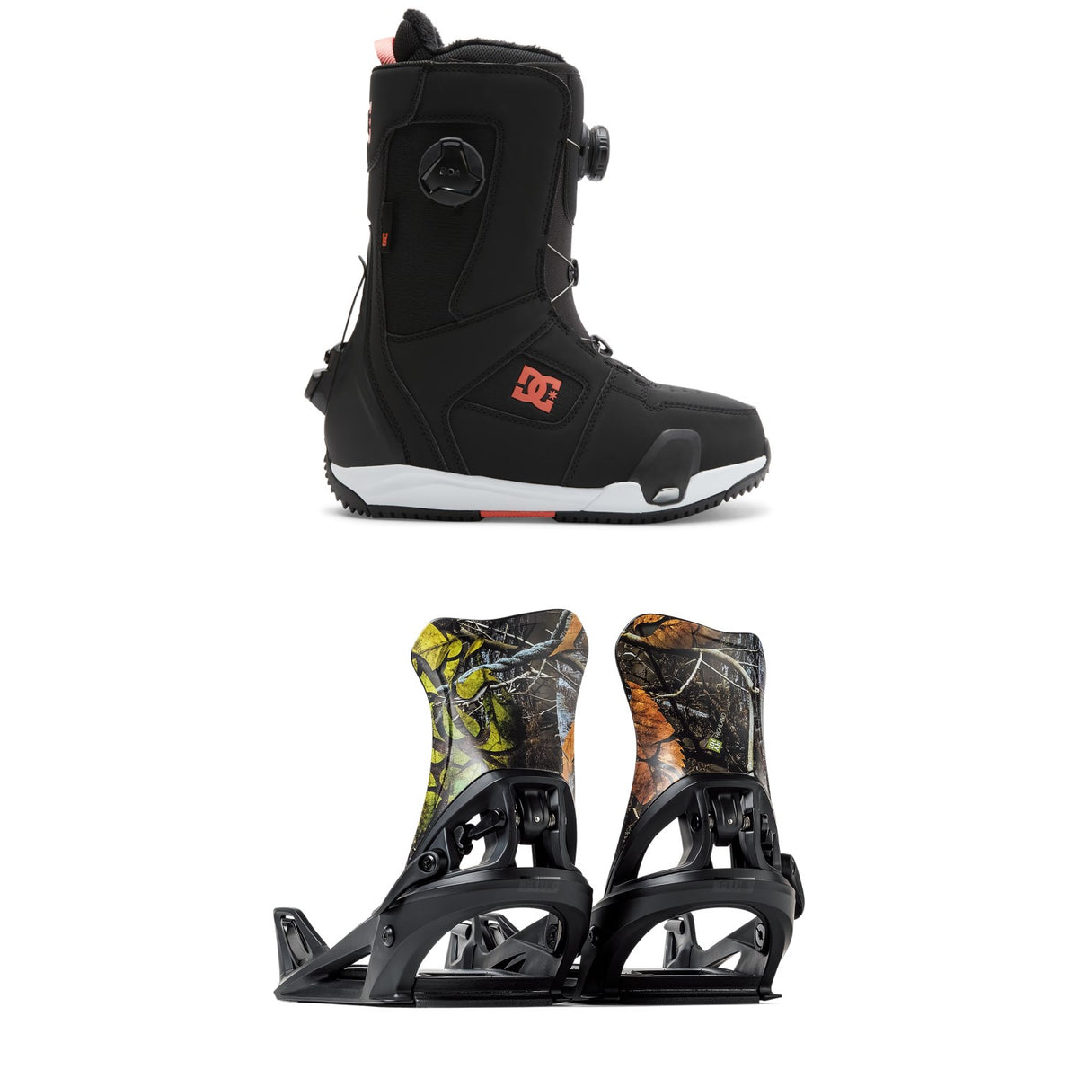 DC Phase Boa Pro Step On Snowboard Boots + Flux DS Step On Snowboard Bindings - Women's