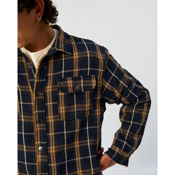 The Critical Slide Society Ranger Check Jacket - Men's Blue