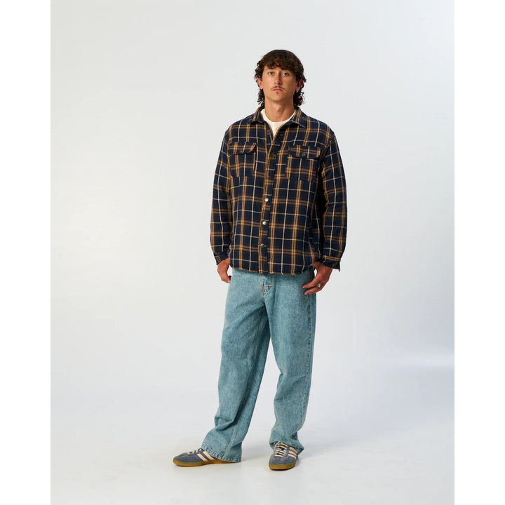 The Critical Slide Society Ranger Check Jacket - Men's Blue