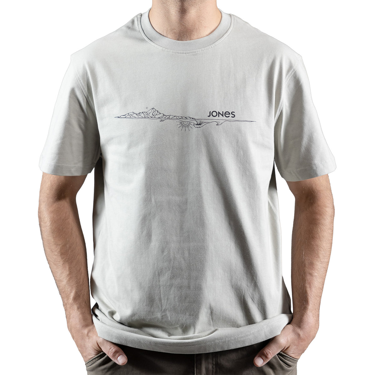 Jones Flagship Organic Cotton T-Shirt - Men's Smoke Gray