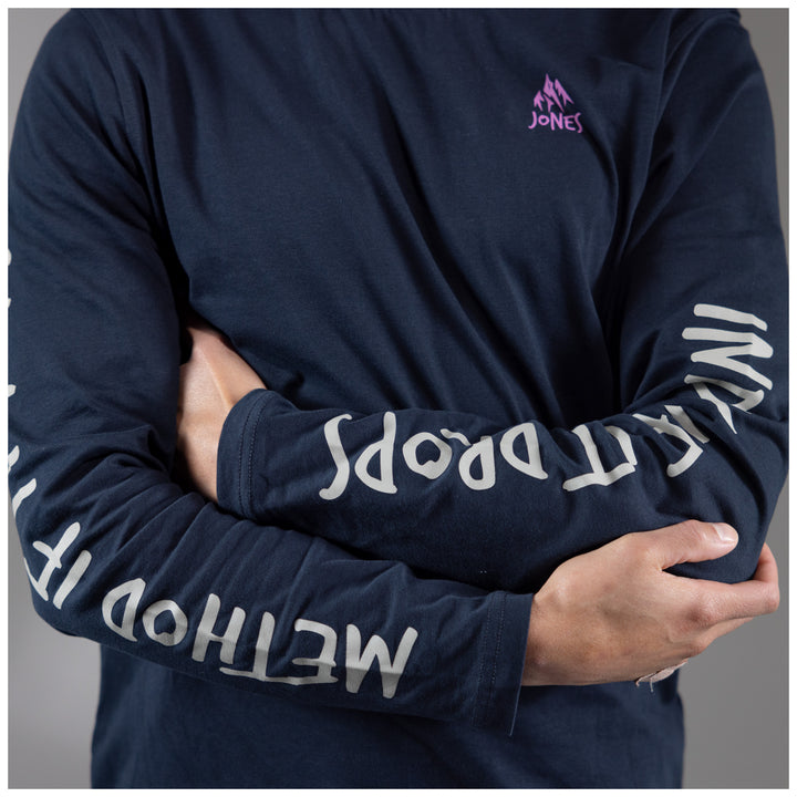 Jones Mountan Twin Organic Long-Sleeve T-Shirt - Men's Stealth Black