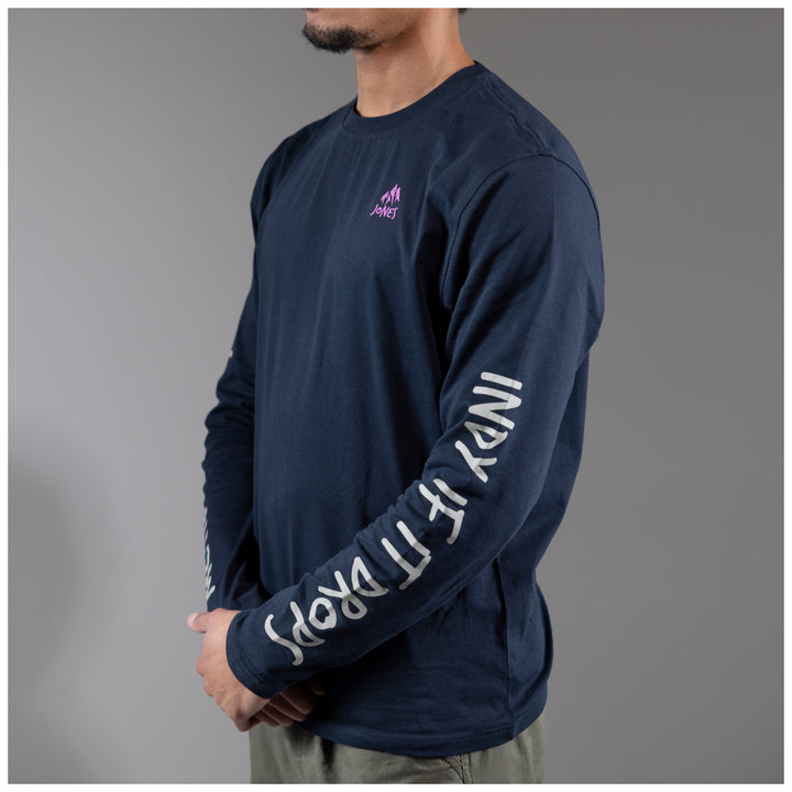 Jones Mountan Twin Organic Long-Sleeve T-Shirt - Men's Stealth Black