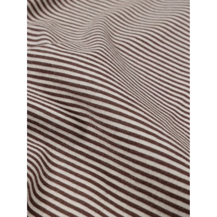 Finisterre Eldon Stripe Long-Sleeve T-Shirt - Women's Burnt Heather/Ecru/Dark Ocean