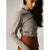Finisterre Eldon Stripe Long-Sleeve T-Shirt - Women's Burnt Heather/Ecru/Dark Ocean