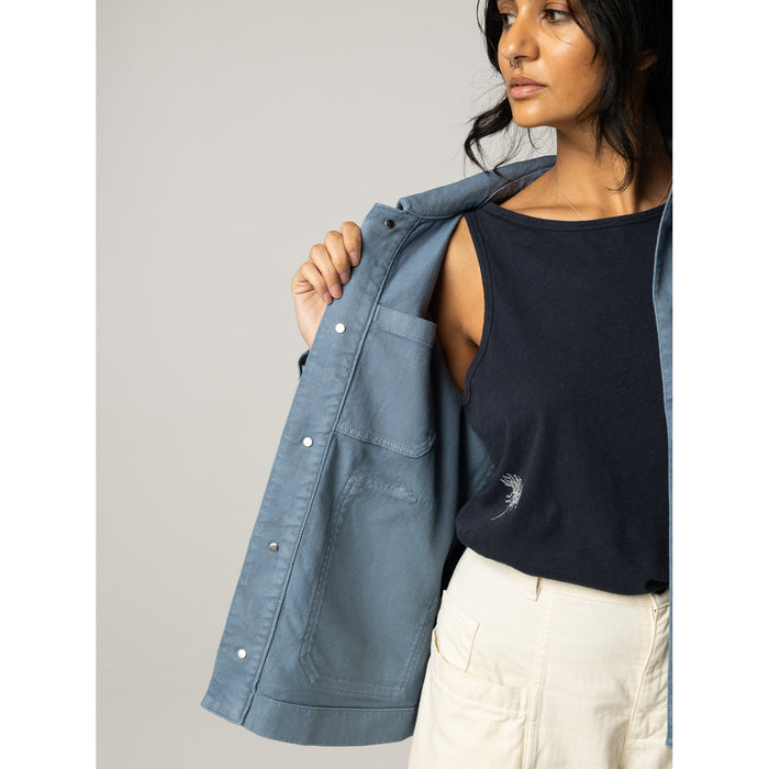 Finisterre Yarrel Chore Jacket - Women's Bay Blue