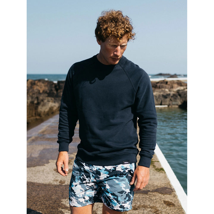 Finisterre Coho Sweatshirt - Men's Navy