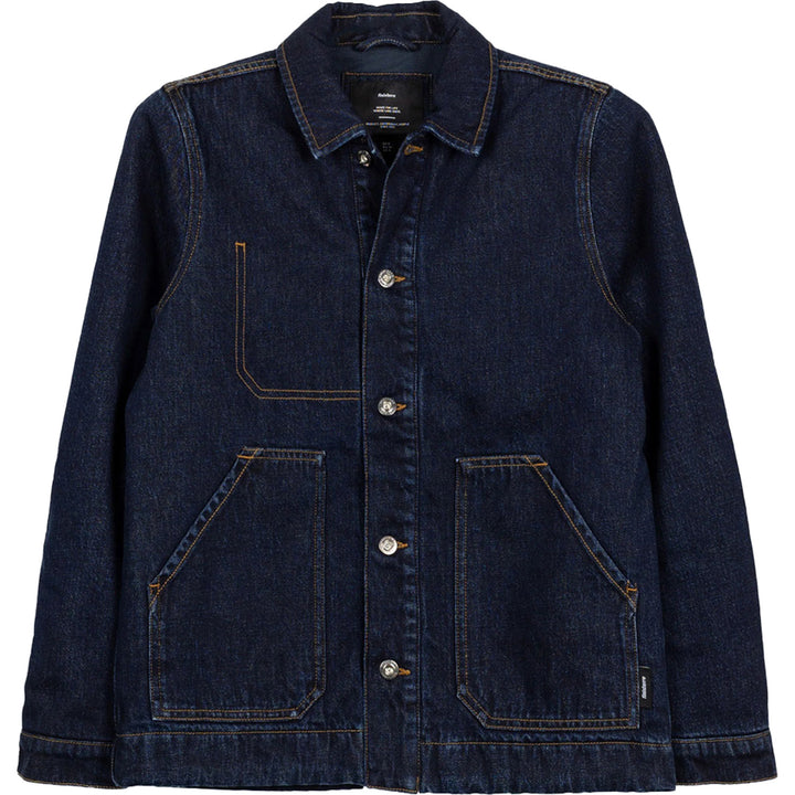 Finisterre Yarrel Quilted Denim Chore Jacket - Women's Dark Indigo Denim