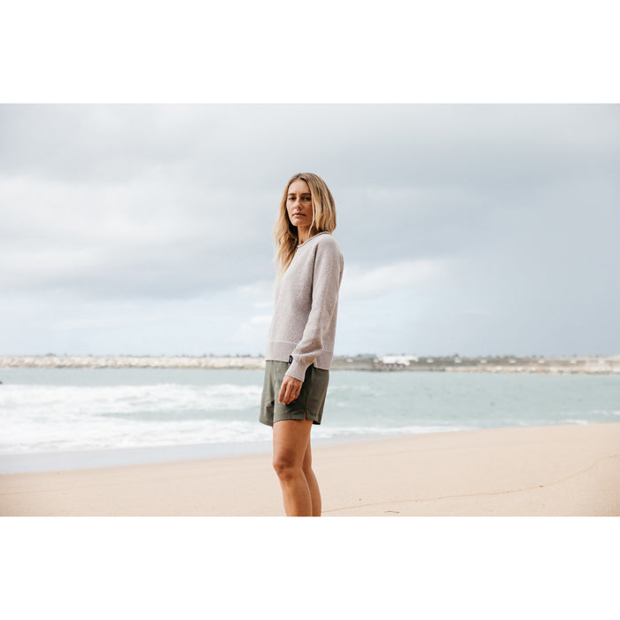 Finisterre Kerrow Knit Jumper Sweater - Women's Oat