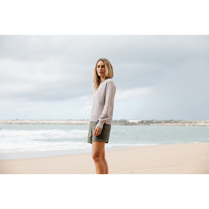 Finisterre Kerrow Knit Jumper Sweater - Women's Oat