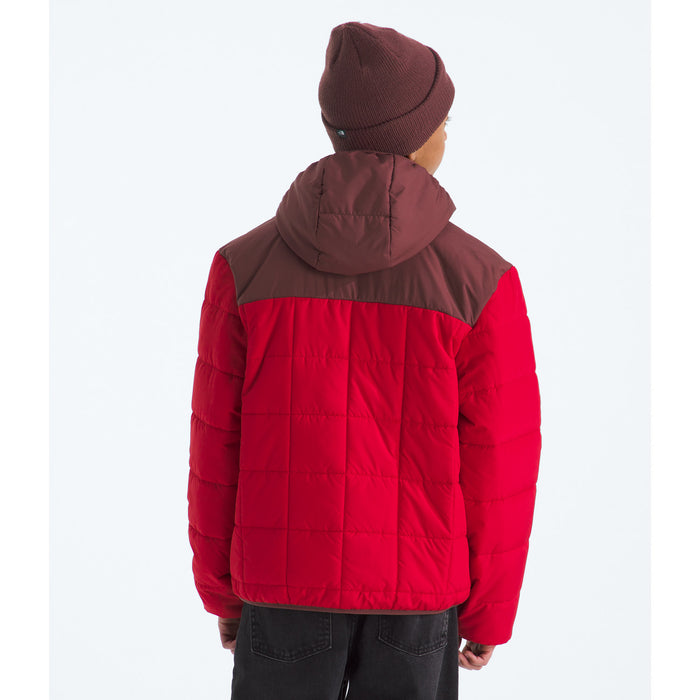 The North Face Reversible Shasta Full Zip Hooded Jacket - Boys' TNF Red/Sumac