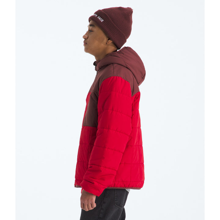 The North Face Reversible Shasta Full Zip Hooded Jacket - Boys' TNF Red/Sumac