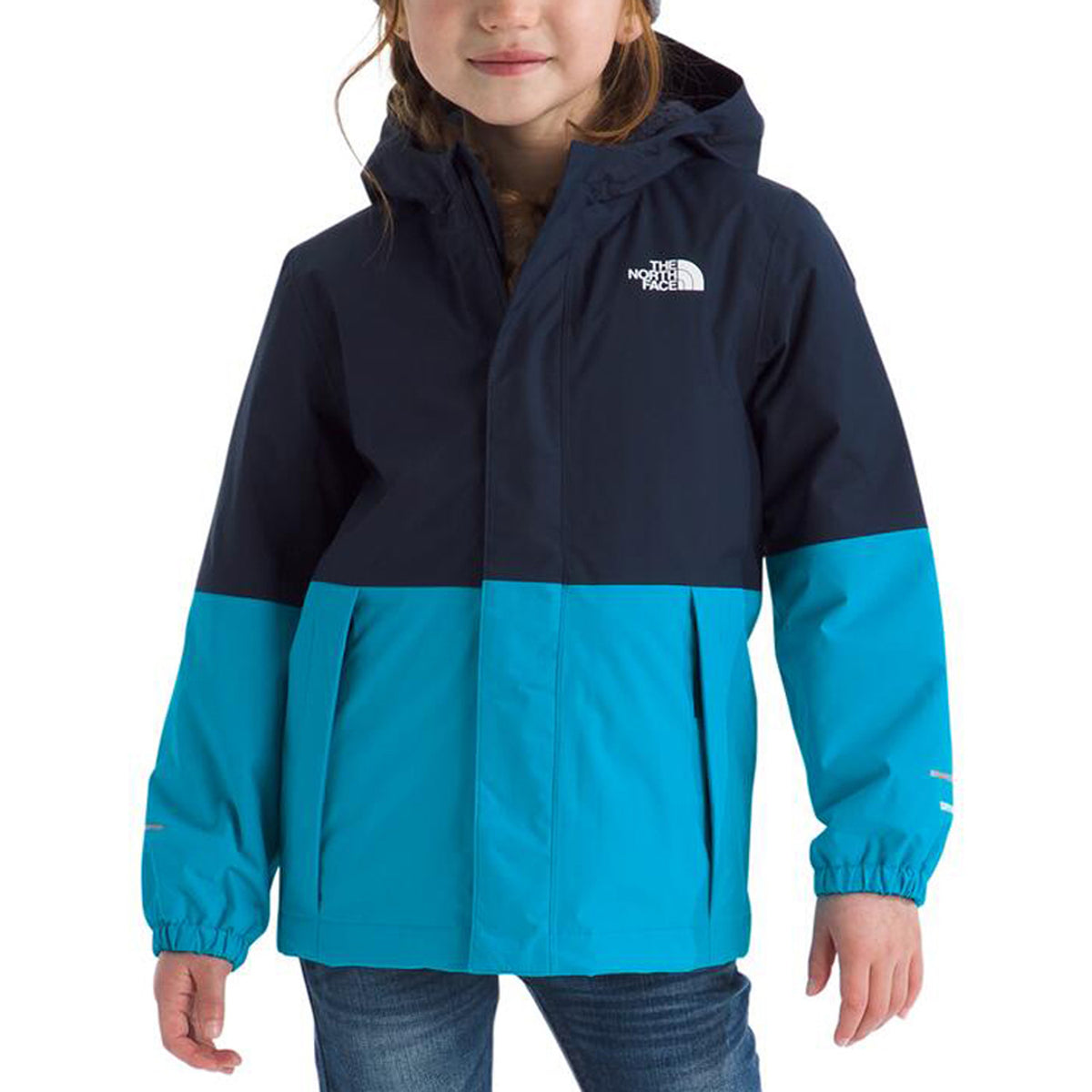 The North Face Warm Antora Rain Jacket - Kids' Summit Navy/Meridian Blue