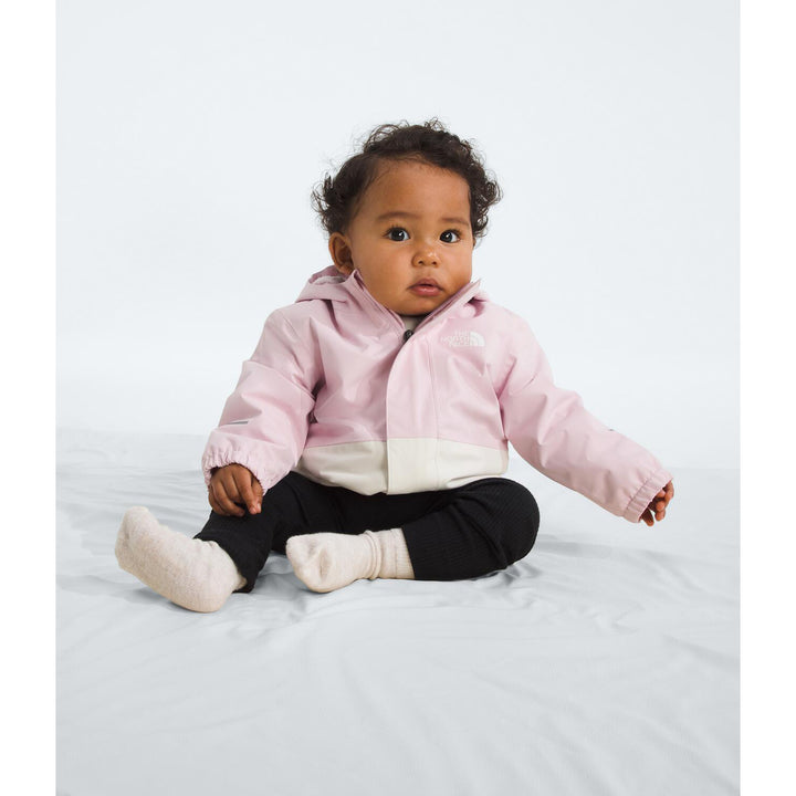 The North Face Warm Antora Rain Jacket - Infants' Pale Blossom/White Dune