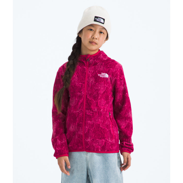 The North Face Teen Glacier Full Zip Print Hoodie - Kids' Lali Guran Regenerative Ink Print