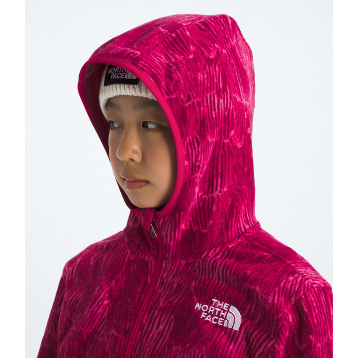 The North Face Teen Glacier Full Zip Print Hoodie - Kids' Lali Guran Regenerative Ink Print