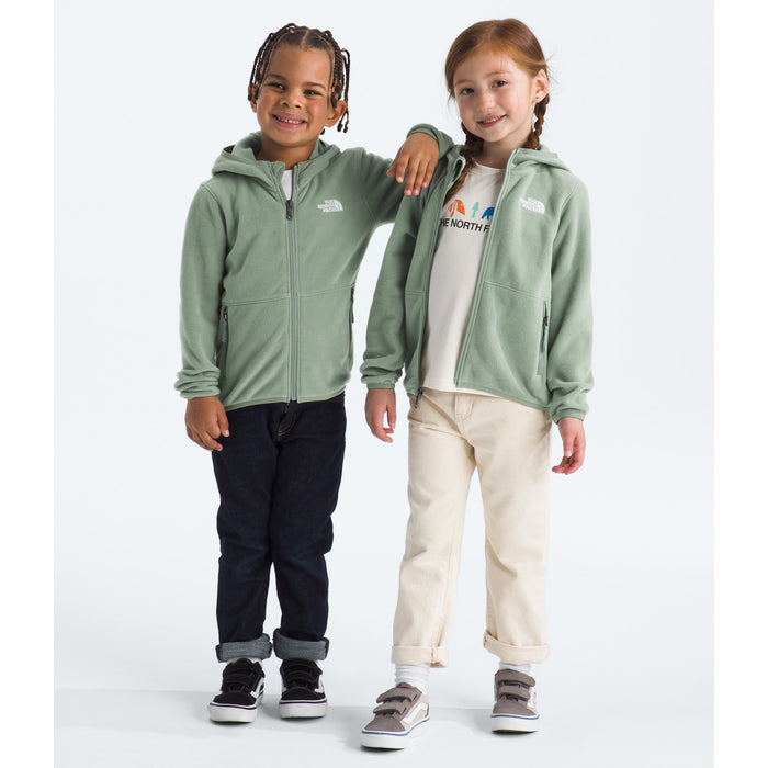 The North Face Glacier Full Zip Hoodie - Kids' Slate Moss