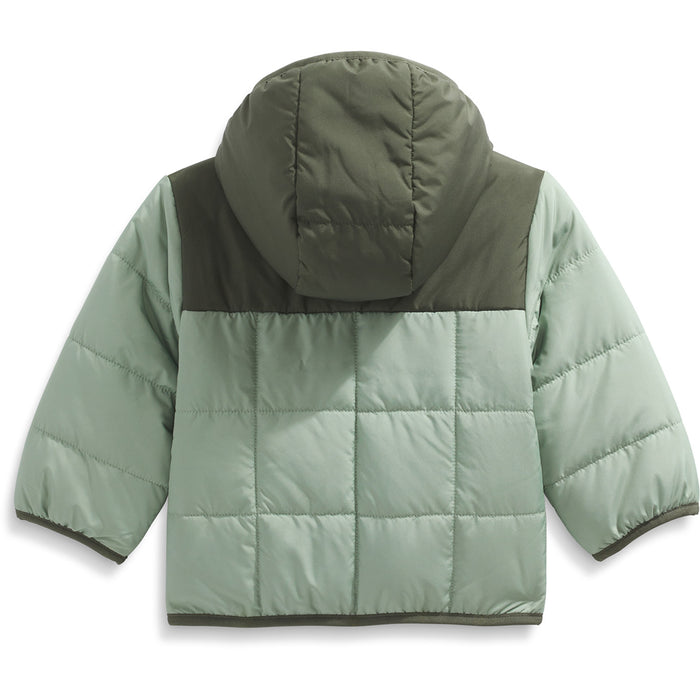 The North Face Baby Reversible Shasta Full Zip Hooded Jacket - Infant Boys' Slate Moss/New Taupe Green
