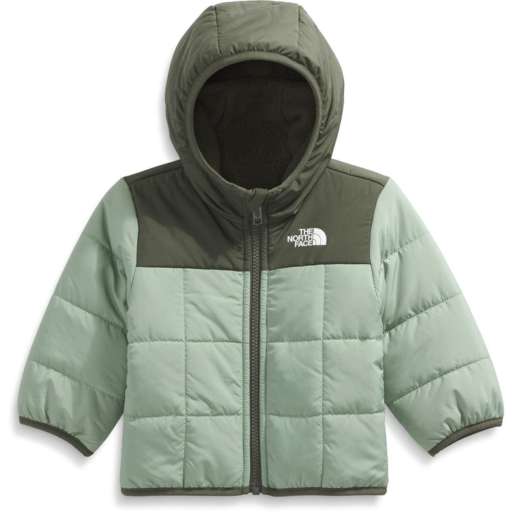 The North Face Baby Reversible Shasta Full Zip Hooded Jacket - Infant Boys' Slate Moss/New Taupe Green