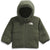 The North Face Baby Reversible Shasta Full Zip Hooded Jacket - Infant Boys' Slate Moss/New Taupe Green