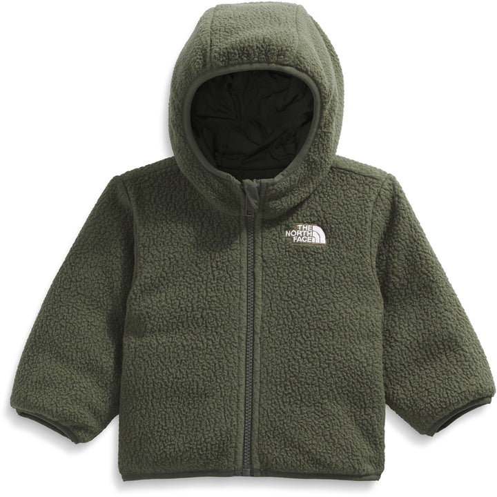 The North Face Baby Reversible Shasta Full Zip Hooded Jacket - Infant Boys' Slate Moss/New Taupe Green