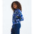 The North Face Cyclone Windbreaker Jacket - Girls' Estate Blue Florescent Floral Print