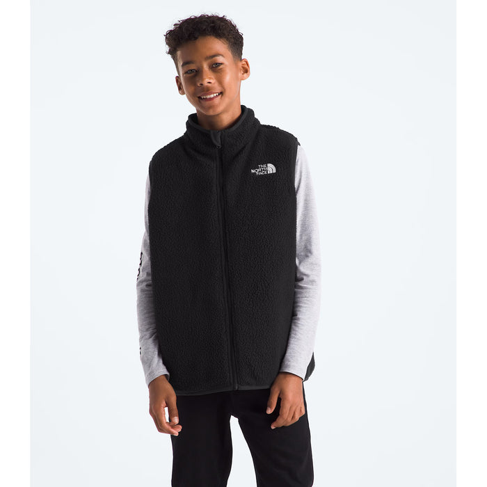 The North Face Reversible Shasta Vest - Boys' TNF Black