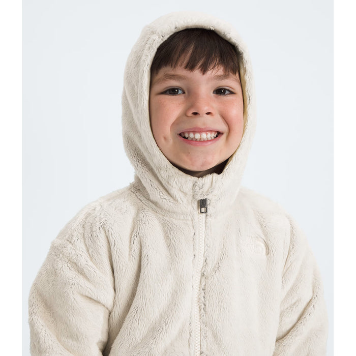 The North Face Osito Full Zip Hoodie - Kids' White Dune