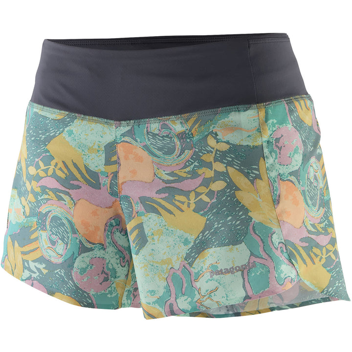 Patagonia Strider Pro 3½" Shorts - Women's Moon Tripper: Blue Sage