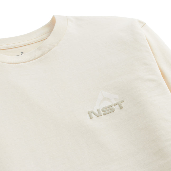 evo x NST Long-Sleeve T-Shirt - Unisex Ecru