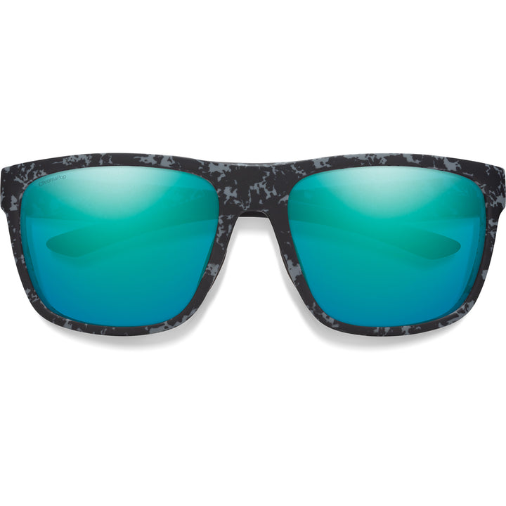 Smith Barra Sunglasses Matte Ashe Marble/ChromaPop Glass Polarized Opal Mirror
