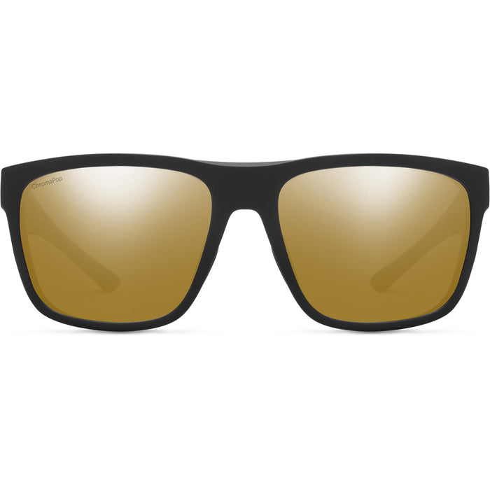 Smith Barra Sunglasses Matte Black/ChromaPop Polarized Bronze Mirror
