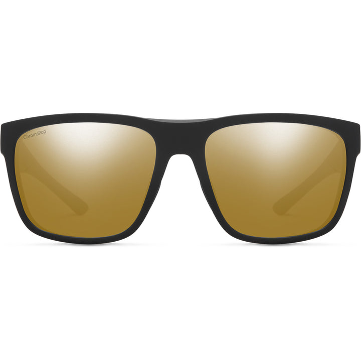 Smith Barra Sunglasses Matte Black/ChromaPop Polarized Bronze Mirror