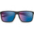 Smith Riptide Sunglasses Matte Black/ChromaPop Glass Polarchromic Rose Blue Mirror