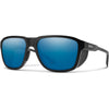 Matte Black/ChromaPop Glass Polarized Blue Mirror