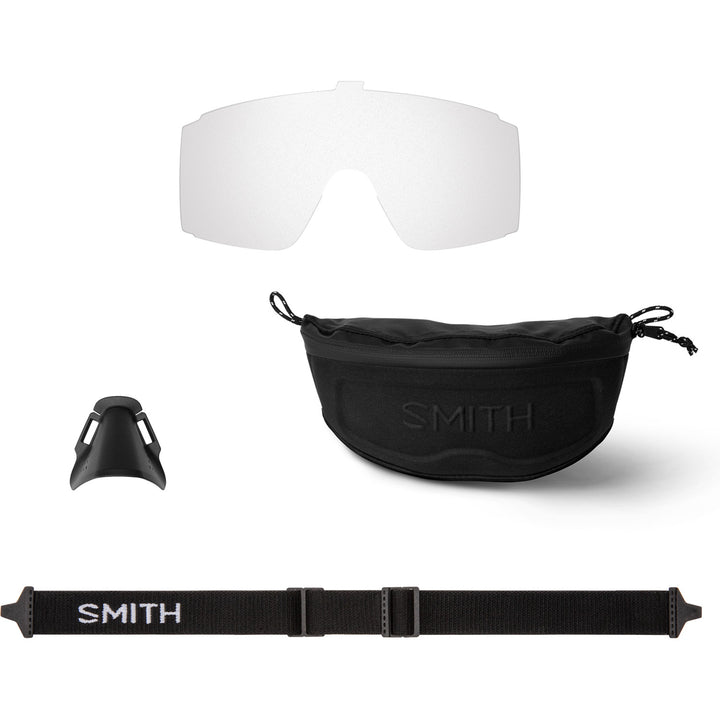 Smith Pursuit Sunglasses Matte Summit/ChromaPop Glacier Photochromic Yellow Violet Mirror + Clear