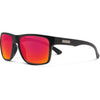 Matte Black/Polarized Red Mirror